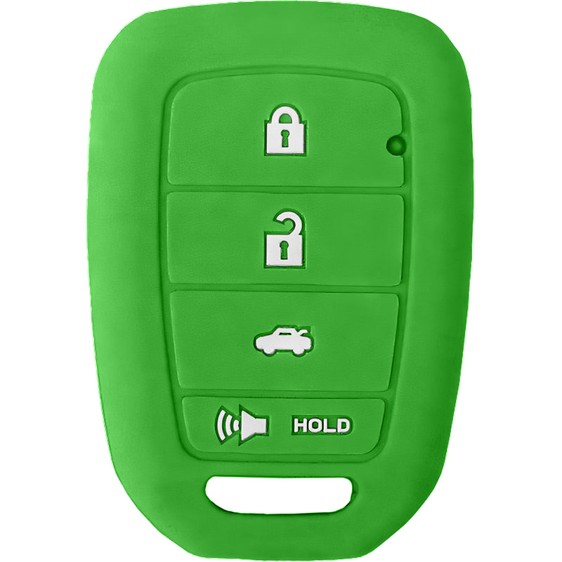 Silicone Key Fob Cover For Honda 4 Buttons Remote Head Key