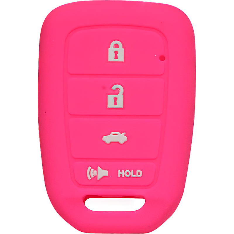 Silicone Key Fob Cover For Honda 4 Buttons Remote Head Key