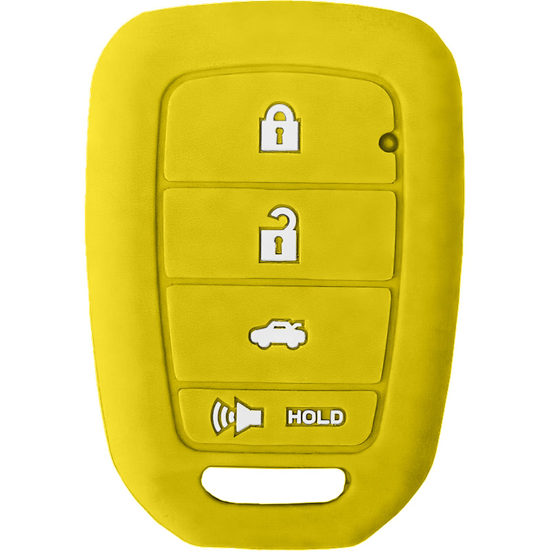 Silicone Key Fob Cover For Honda 4 Buttons Remote Head Key
