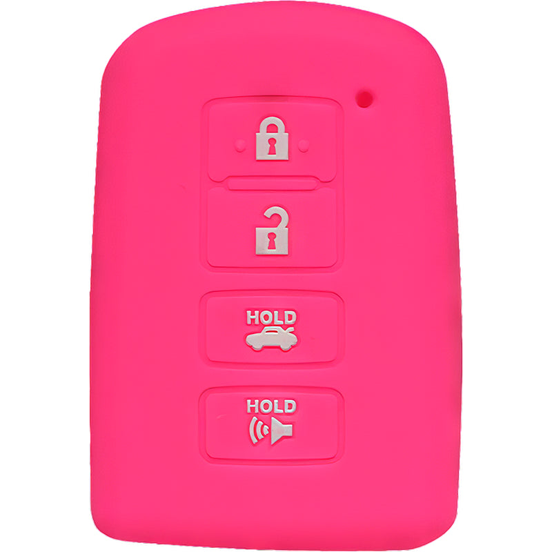 Silicone Key Fob Cover For Toyota 4 Buttons Smart Key Remote