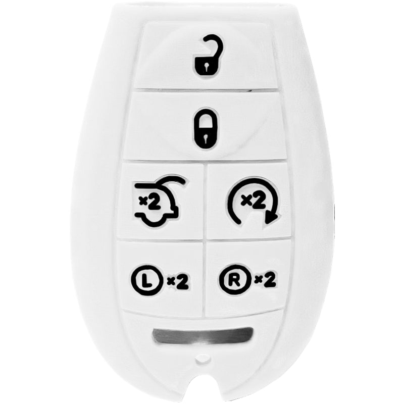 Silicone Protective Key Fob Cover For Dodge/Chrysler/Jeep 6 Buttons Fobik