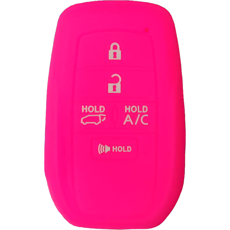 Silicone Protective Key Fob Cover For Toyota 5 Buttons Smart Key Remote