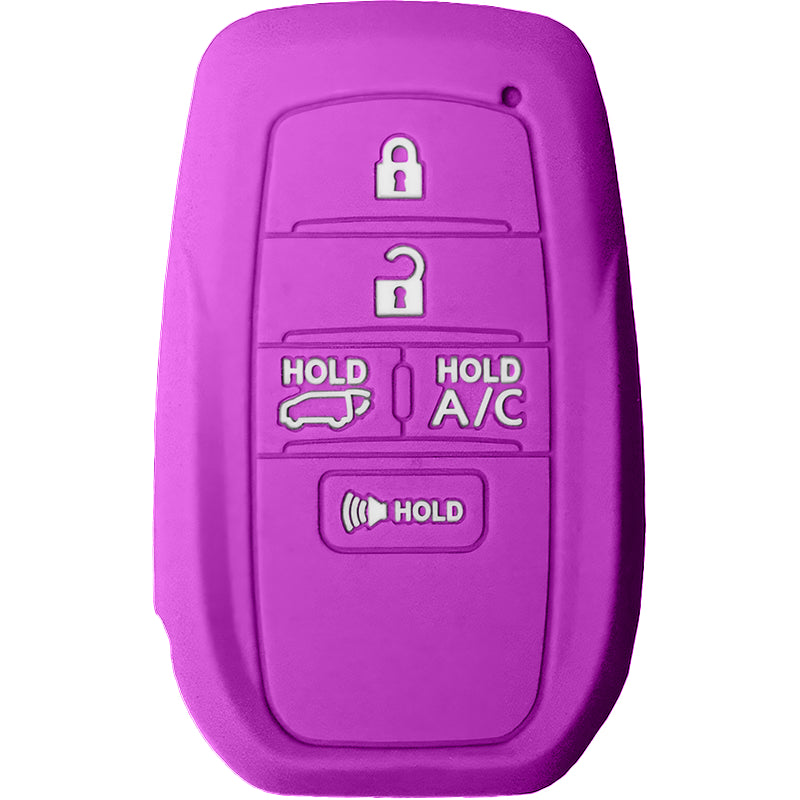 Silicone Protective Key Fob Cover For Toyota 5 Buttons Smart Key Remote