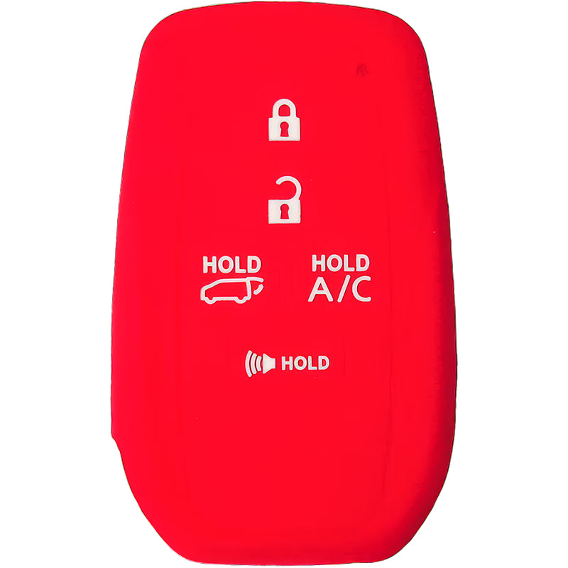 Silicone Protective Key Fob Cover For Toyota 5 Buttons Smart Key Remote