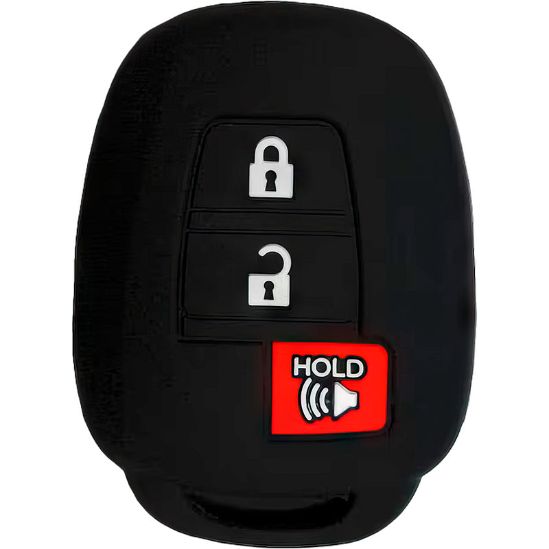 Silicone Protective Key Fob Cover For Toyota 3 Buttons Remote Head Key