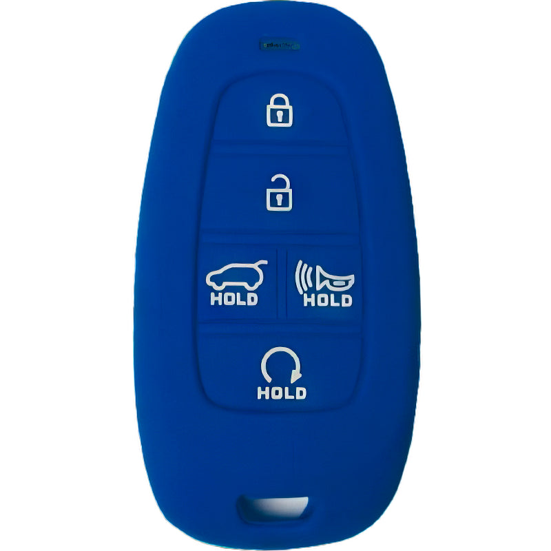 Silicone Protective Cover for Hyundai 5 Buttons Smart Key Remote