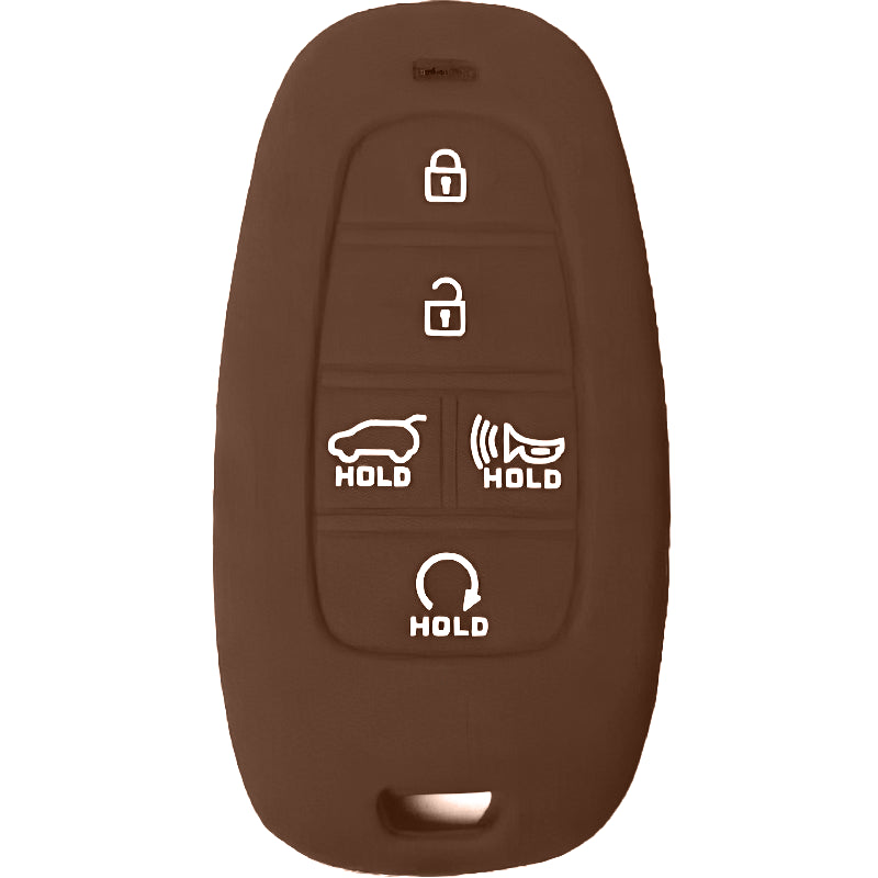 Silicone Protective Cover for Hyundai 5 Buttons Smart Key Remote