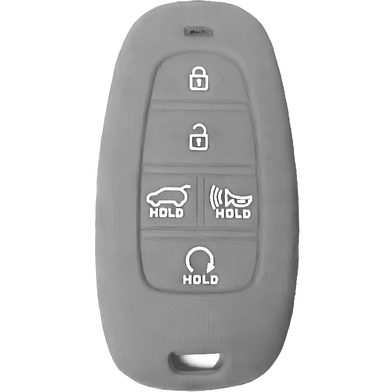 Silicone Protective Cover for Hyundai 5 Buttons Smart Key Remote