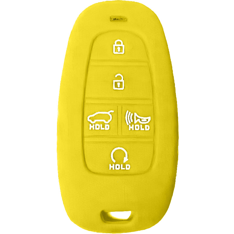 Silicone Protective Cover for Hyundai 5 Buttons Smart Key Remote