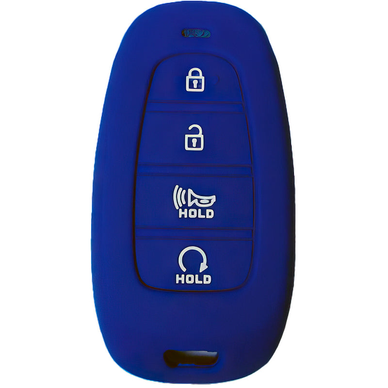 Silicone Key Fob Cover For Hyundai 4 Buttons Smart Key Remote