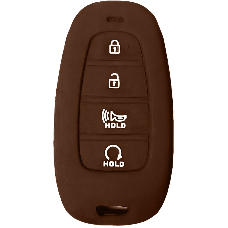 Silicone Key Fob Cover For Hyundai 4 Buttons Smart Key Remote