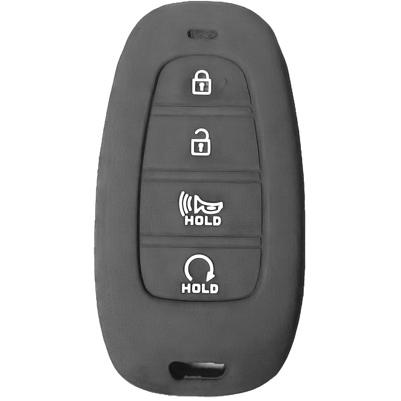Silicone Key Fob Cover For Hyundai 4 Buttons Smart Key Remote