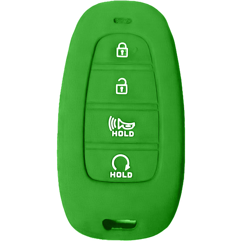 Silicone Key Fob Cover For Hyundai 4 Buttons Smart Key Remote