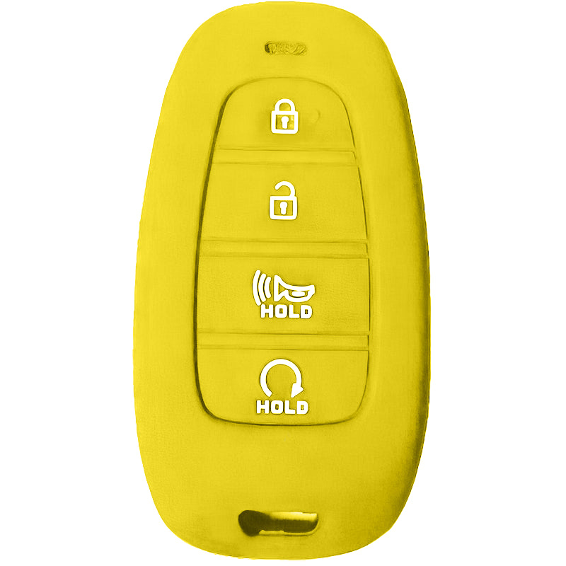 Silicone Key Fob Cover For Hyundai 4 Buttons Smart Key Remote