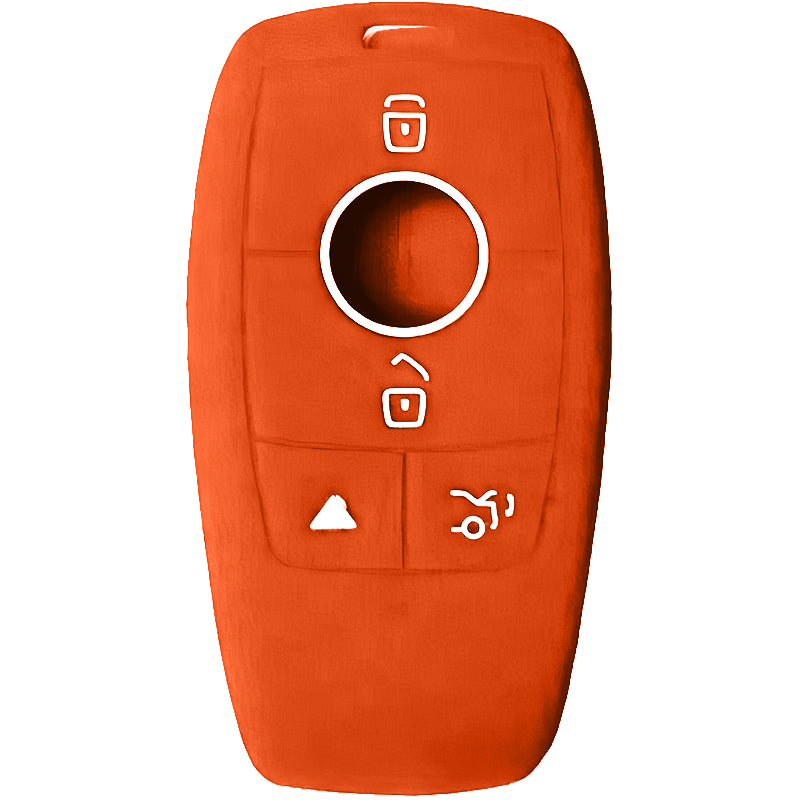 Silicone Key Fob Cover For Mercedes 4 Buttons Smart Key Remote