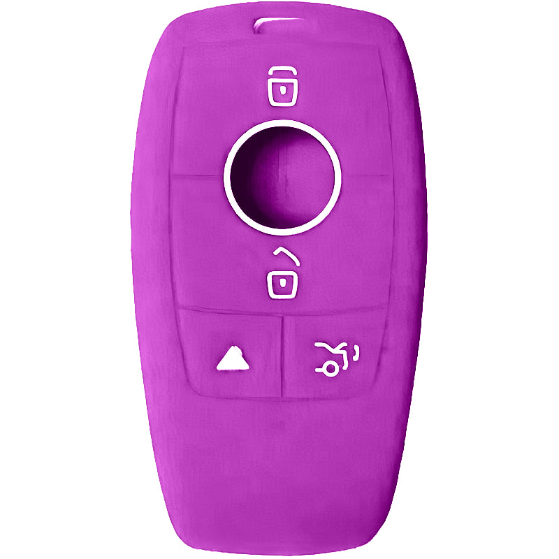 Silicone Key Fob Cover For Mercedes 4 Buttons Smart Key Remote