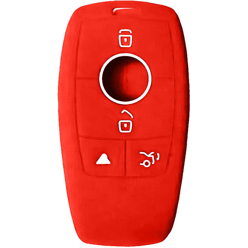 Silicone Key Fob Cover For Mercedes 4 Buttons Smart Key Remote