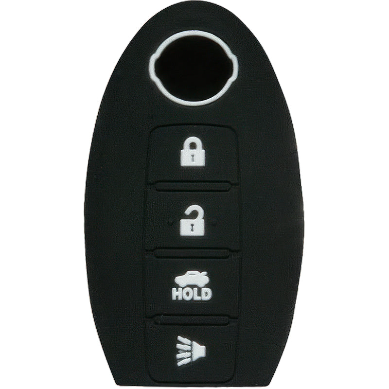 Silicone Key Fob Cover For Nissan 4 Buttons Smart Key Remote