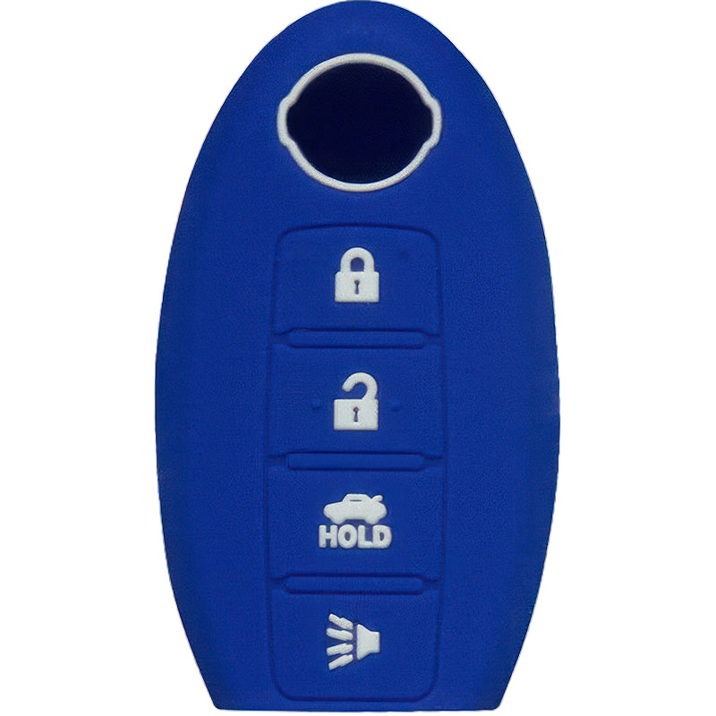 Silicone Key Fob Cover For Nissan 4 Buttons Smart Key Remote