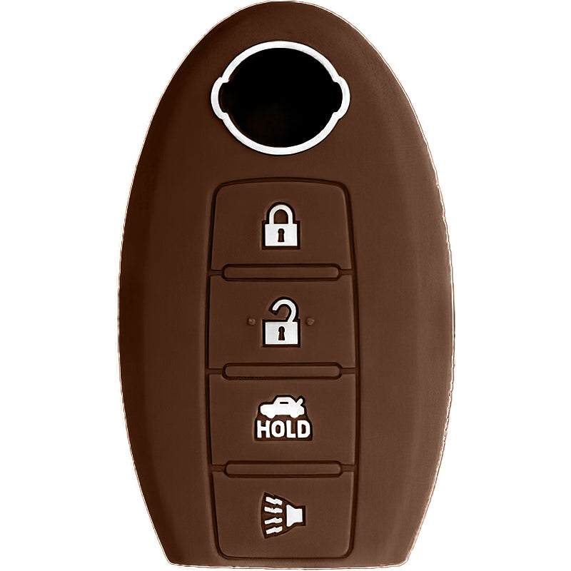 Silicone Key Fob Cover For Nissan 4 Buttons Smart Key Remote
