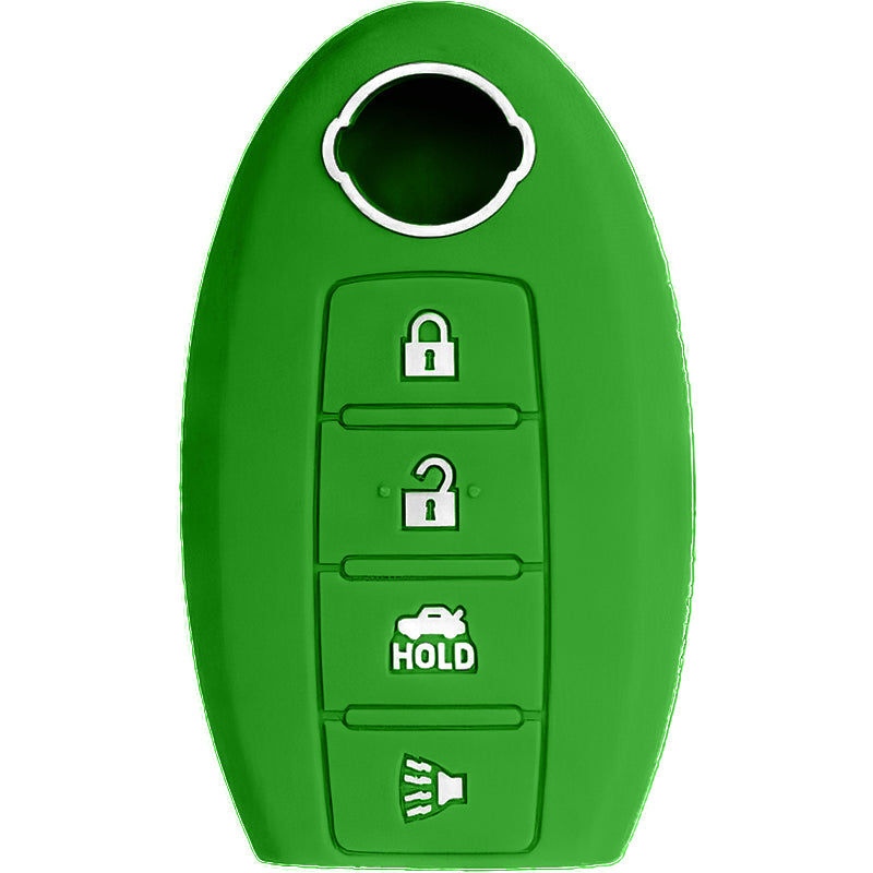 Silicone Key Fob Cover For Nissan 4 Buttons Smart Key Remote