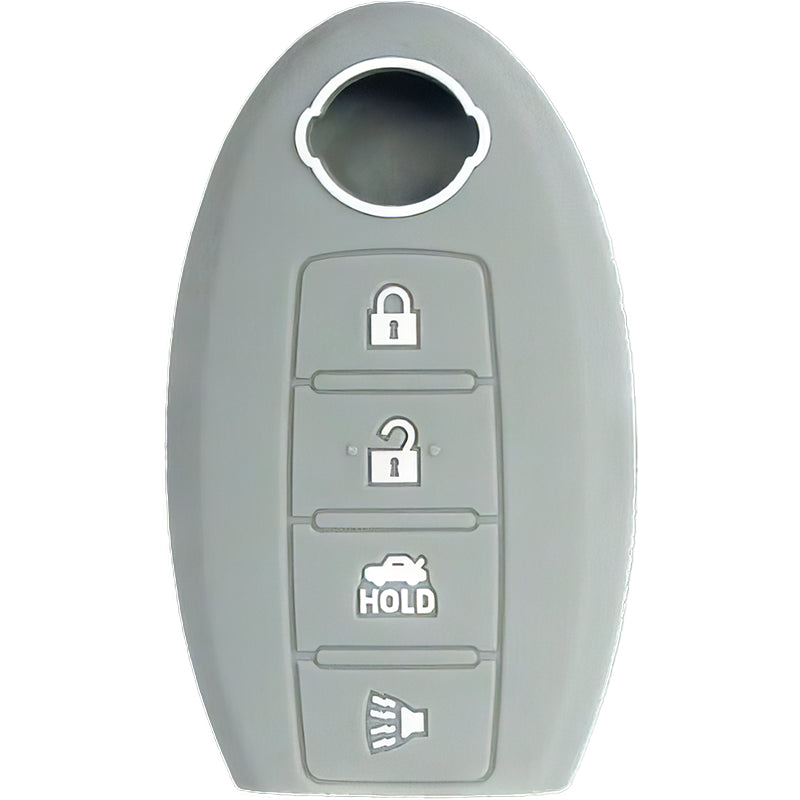 Silicone Key Fob Cover For Nissan 4 Buttons Smart Key Remote