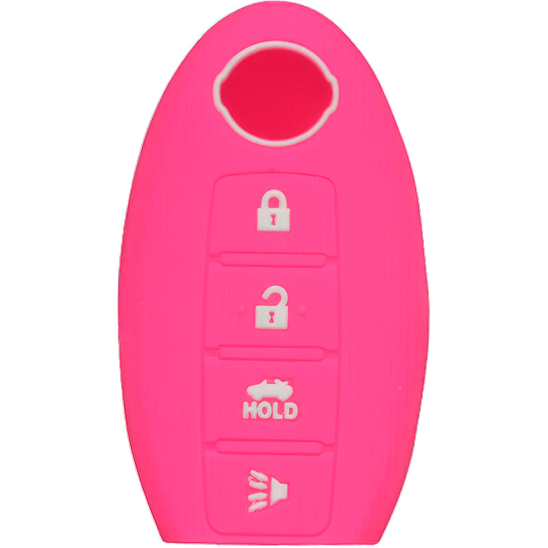 Silicone Key Fob Cover For Nissan 4 Buttons Smart Key Remote