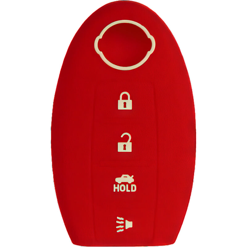 Silicone Key Fob Cover For Nissan 4 Buttons Smart Key Remote
