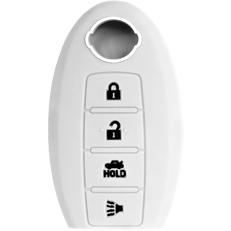 Silicone Key Fob Cover For Nissan 4 Buttons Smart Key Remote
