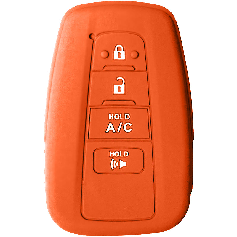 Silicone Key Fob Cover For Toyota 4 Buttons Smart Key Remote