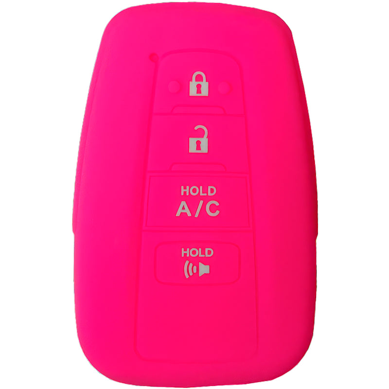 Silicone Key Fob Cover For Toyota 4 Buttons Smart Key Remote