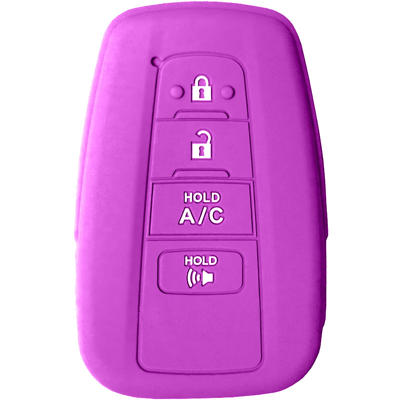 Silicone Key Fob Cover For Toyota 4 Buttons Smart Key Remote