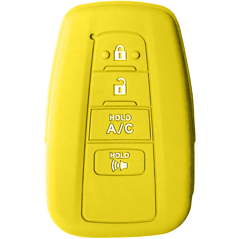 Silicone Key Fob Cover For Toyota 4 Buttons Smart Key Remote