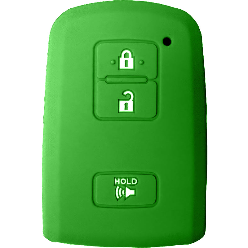 Silicone Key Fob Cover For Toyota 3 Buttons Smart Key Fob