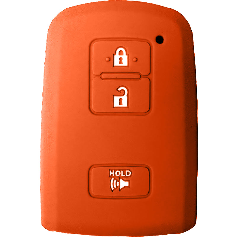 Silicone Key Fob Cover For Toyota 3 Buttons Smart Key Fob