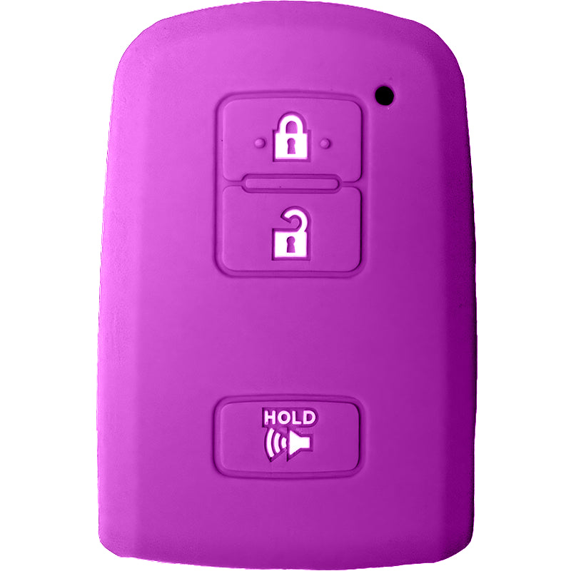 Silicone Key Fob Cover For Toyota 3 Buttons Smart Key Fob