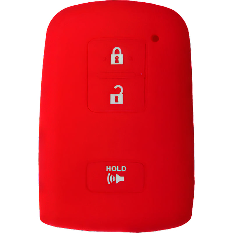 Silicone Key Fob Cover For Toyota 3 Buttons Smart Key Fob