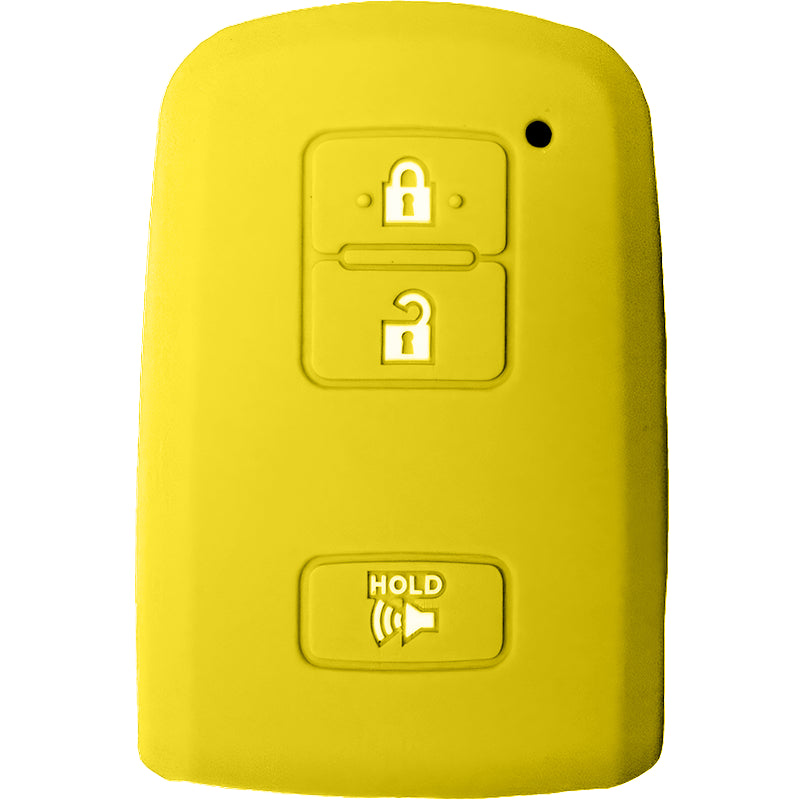 Silicone Key Fob Cover For Toyota 3 Buttons Smart Key Fob