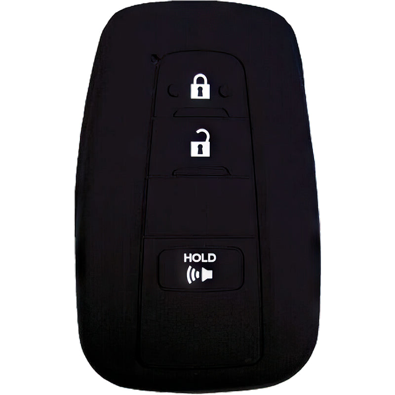 Silicone Protective Key Fob Cover For Toyota 3 Buttons Smart Key Remote