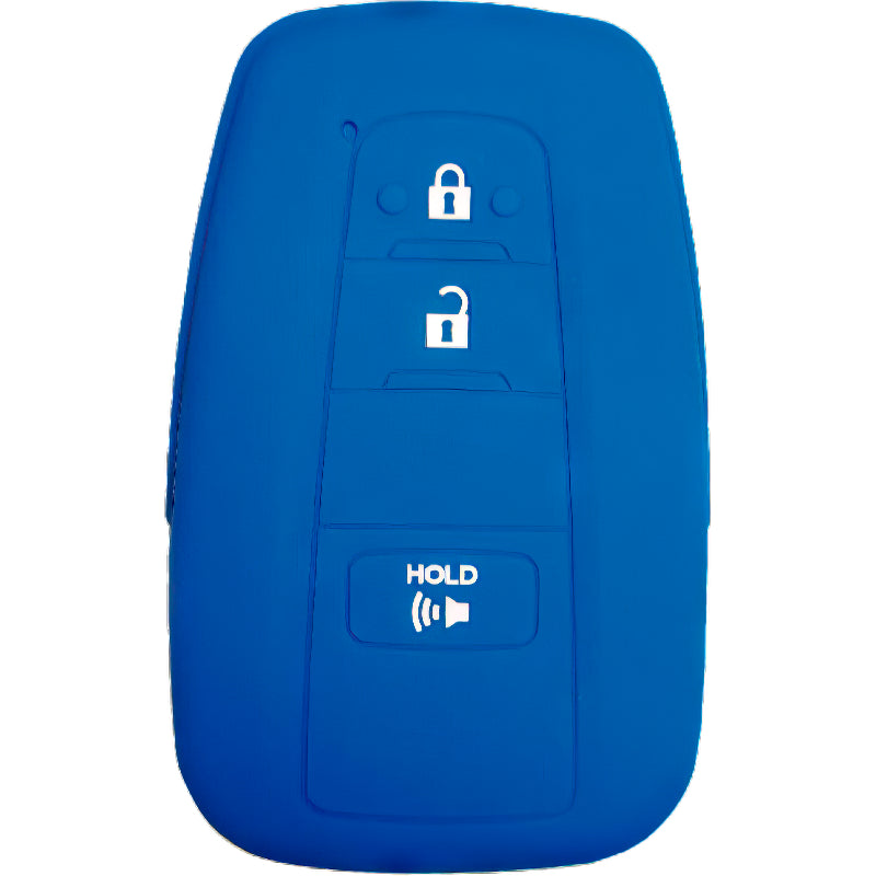 Silicone Protective Key Fob Cover For Toyota 3 Buttons Smart Key Remote