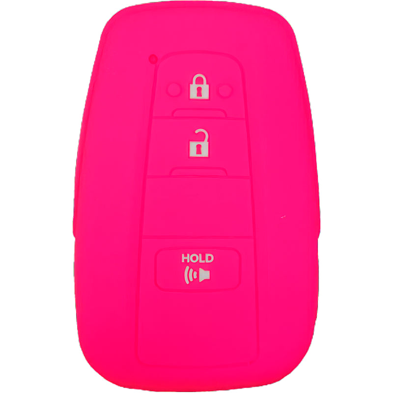 Silicone Protective Key Fob Cover For Toyota 3 Buttons Smart Key Remote