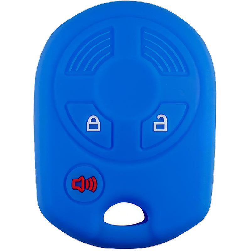Silicone Key Fob Cover For Ford 3 Buttons Remote Head Key
