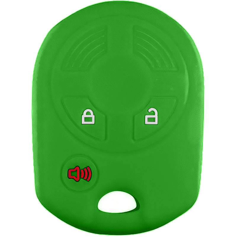 Silicone Key Fob Cover For Ford 3 Buttons Remote Head Key