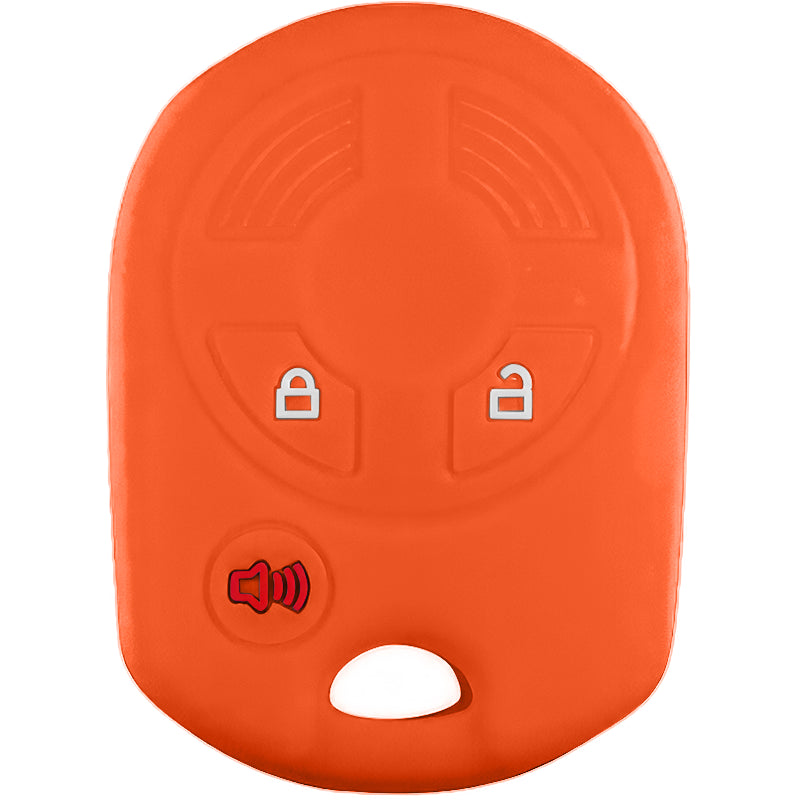 Silicone Key Fob Cover For Ford 3 Buttons Remote Head Key