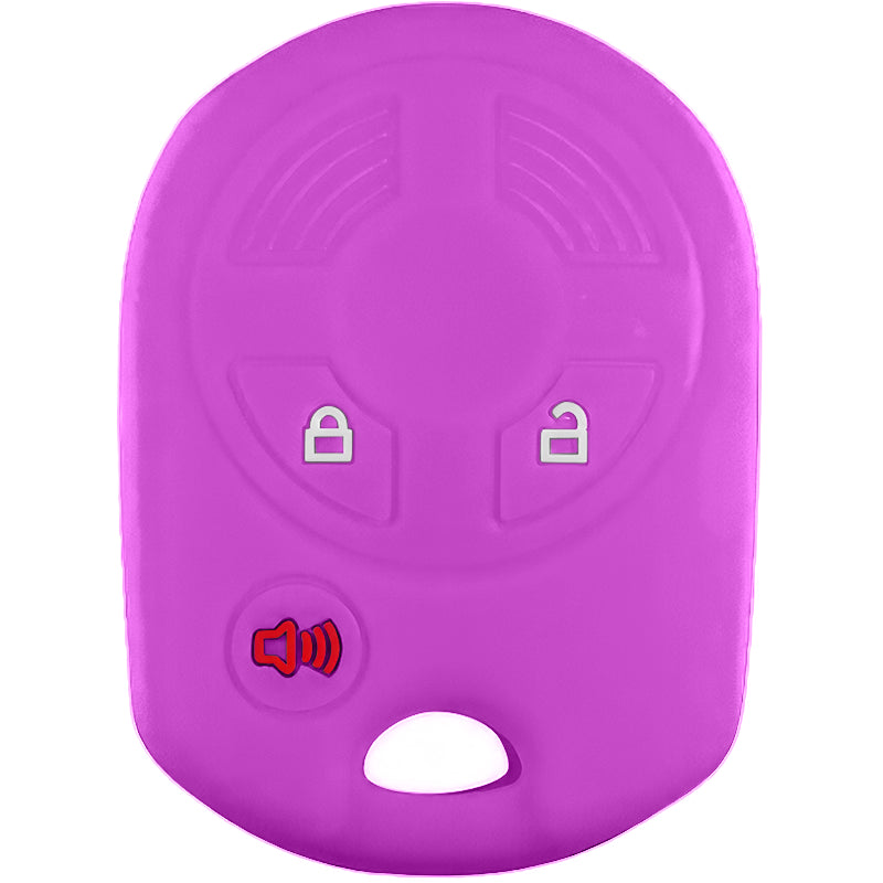 Silicone Key Fob Cover For Ford 3 Buttons Remote Head Key