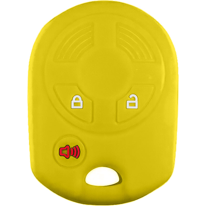 Silicone Key Fob Cover For Ford 3 Buttons Remote Head Key