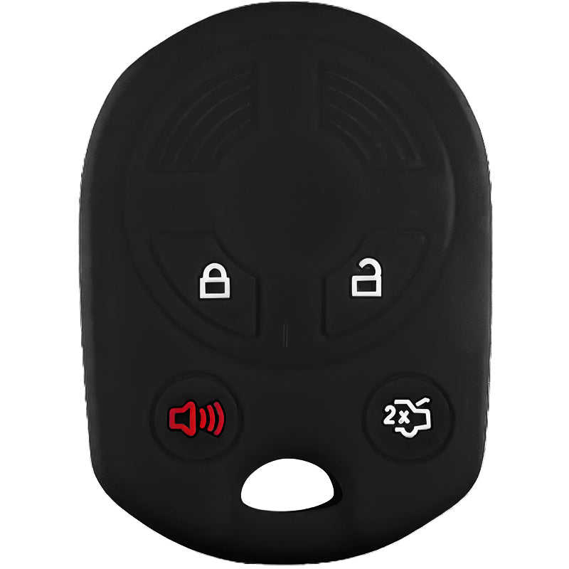 Silicone Key Fob Cover For Ford 4 Buttons Remote Head Key