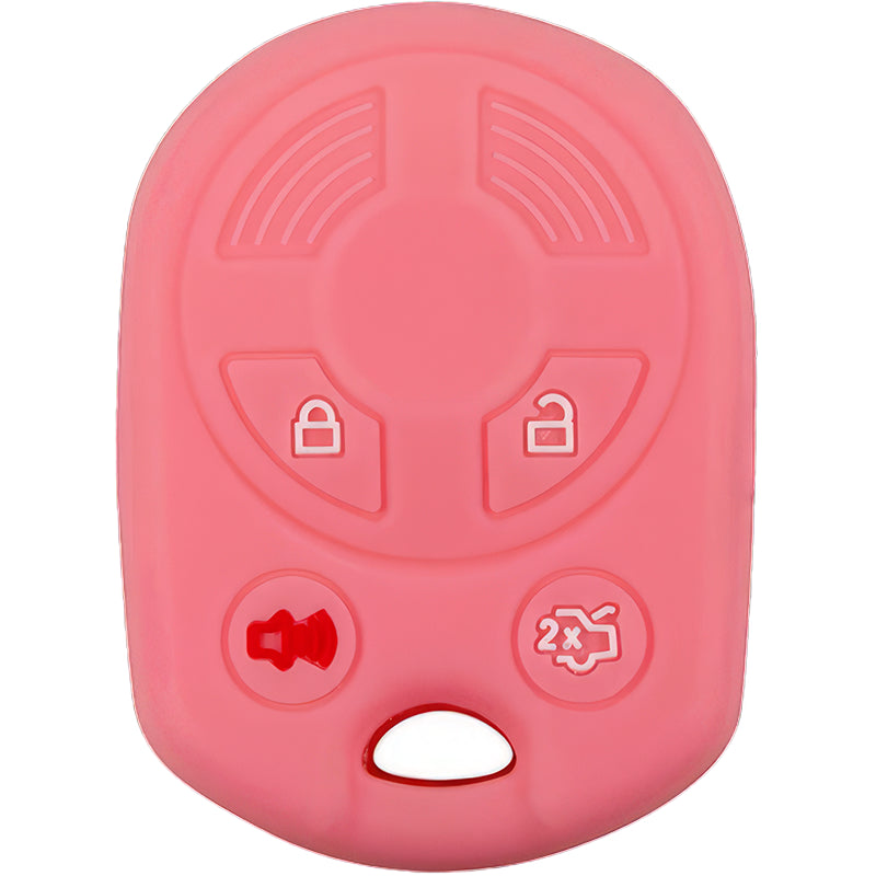 Silicone Key Fob Cover For Ford 4 Buttons Remote Head Key