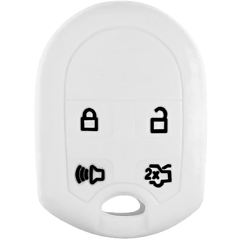 Silicone Key Fob Cover For Ford 4 Buttons Remote Head Key