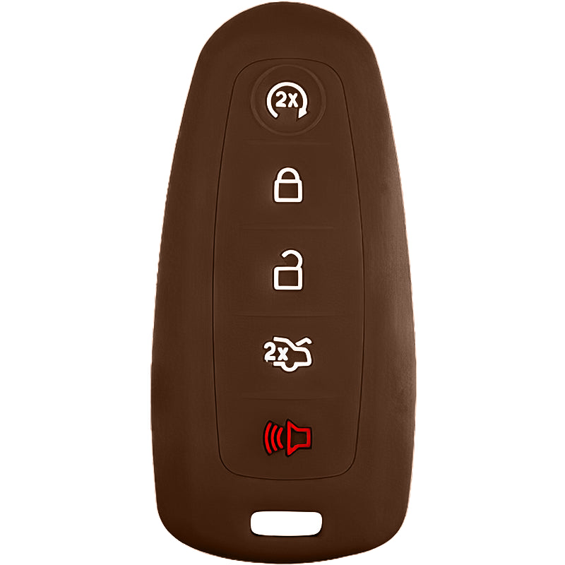 Silicone Key Fob Cover For Ford 5 Buttons Smart Key Remote
